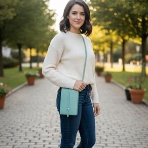 Chic Mint Green Crossbody Bag